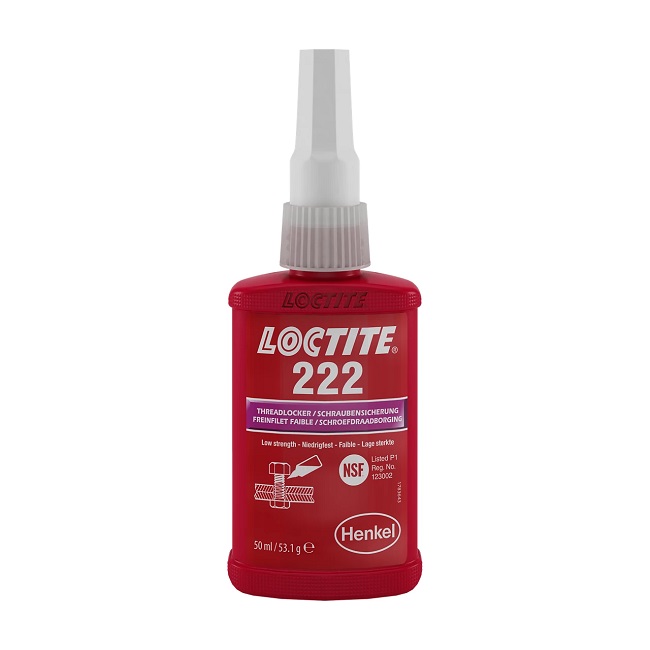 Loctite 222 x 10ml Low Strength Threadlocking Adhesive